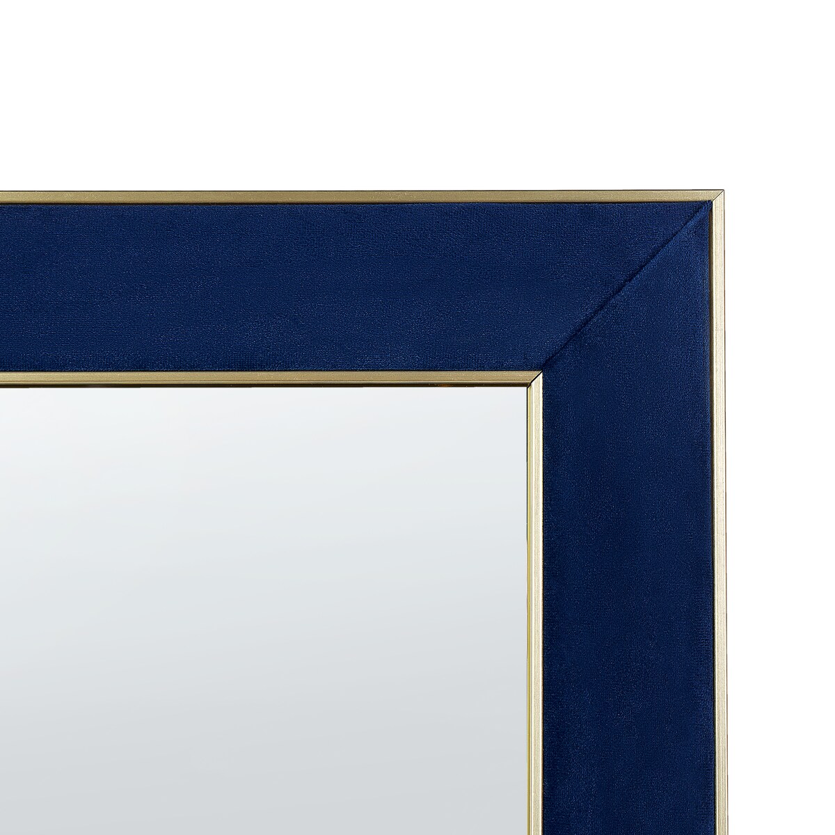Lustro stojące LAUTREC 150 cm Welur Granatowy