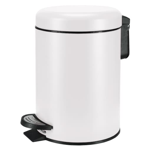 Kleine Wolke One Kosz łazienkowy 3L, metal kolor biały mat