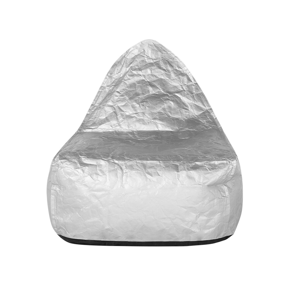 Fotel worek 200 L DROP 63 cm 75 cm Srebrny