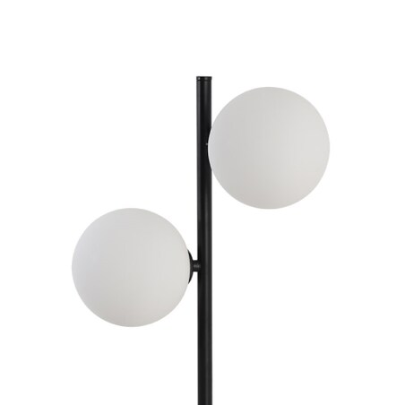 Czarna stojąca lampka Dorado LP-002/2T Light Prestige szklane kule gabinetowe