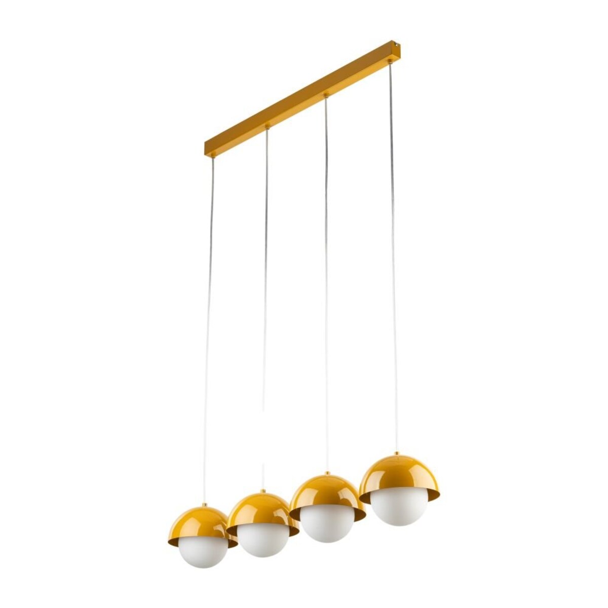 Lampa wisząca TK Lighting BONO OCHRA 10267 4xG9 ochra-biała regulowana do salonu i jadalni