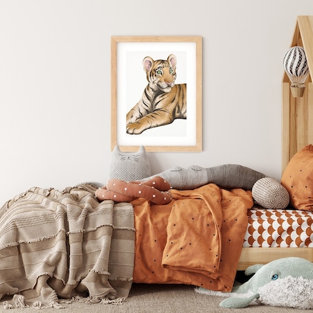 Plakat dla dzieci Tygrys 50x70