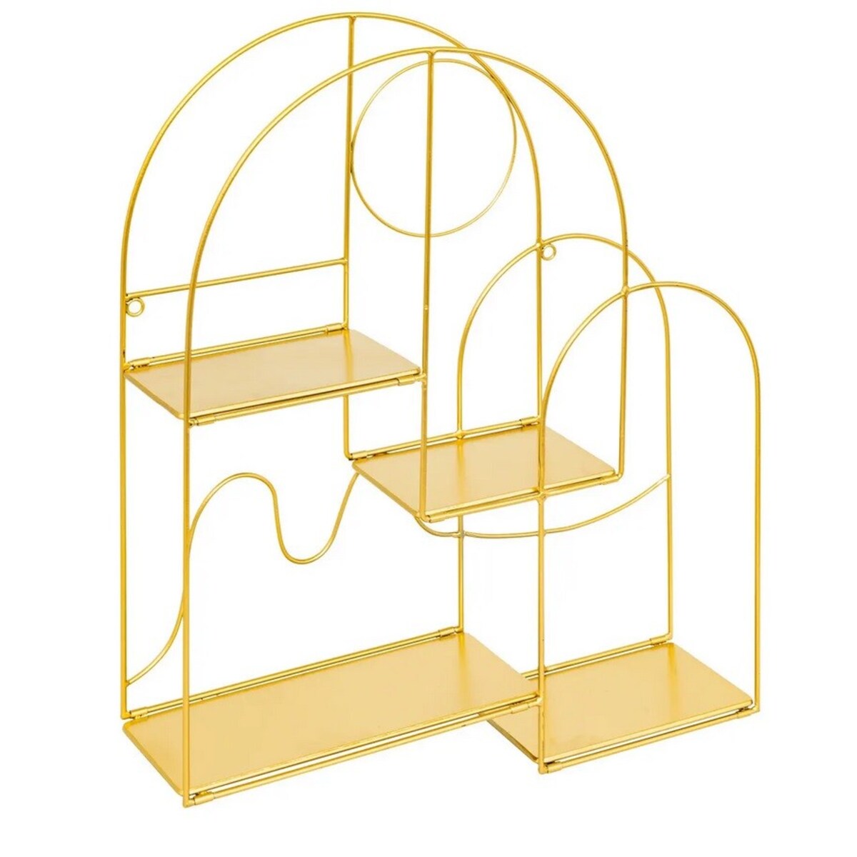 Półka metalowa złota Giulia 50x50 cm