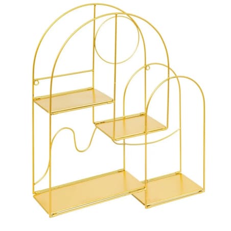 Półka metalowa złota Giulia 50x50 cm