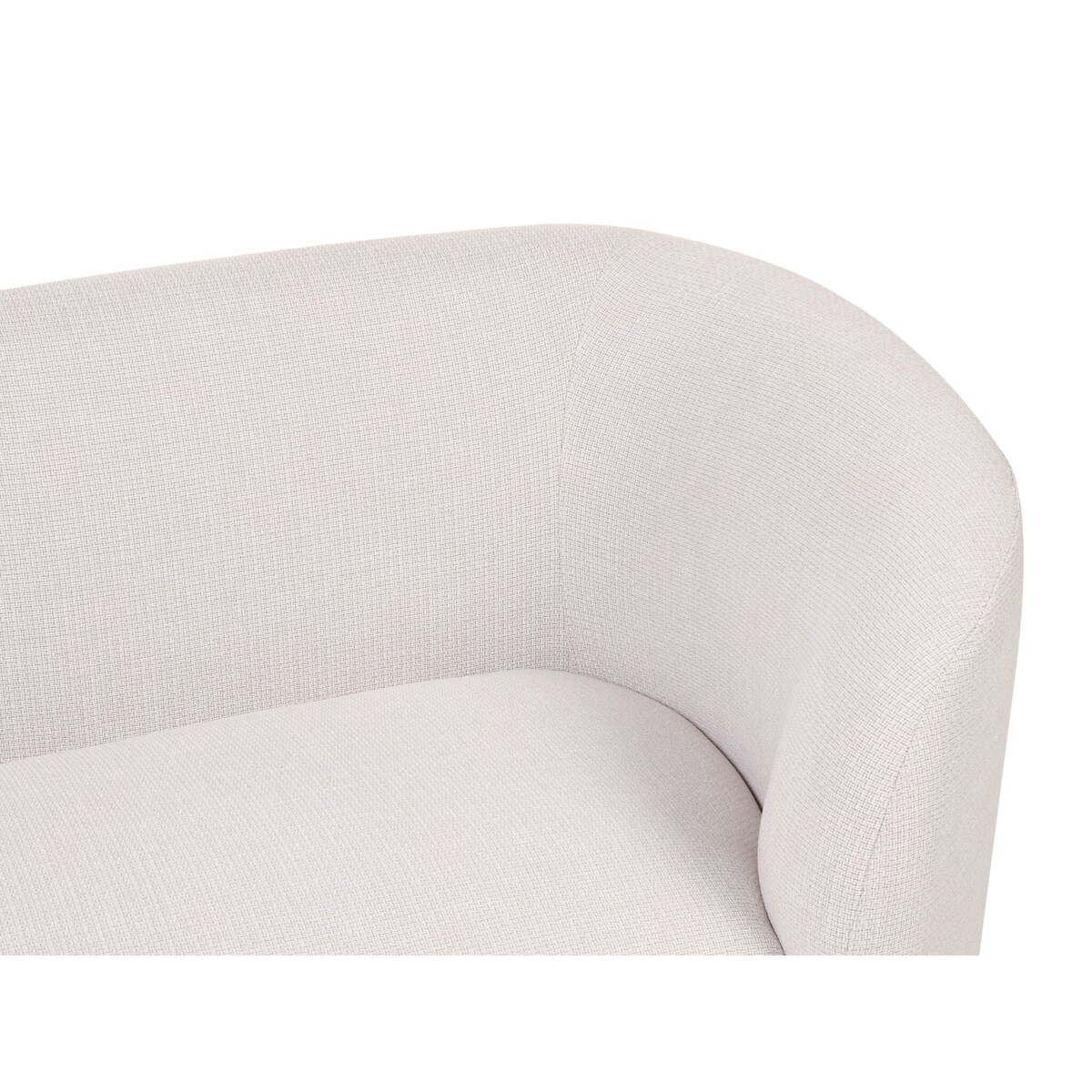 Fotel tapicerowany beżowy ze złotym LOEN