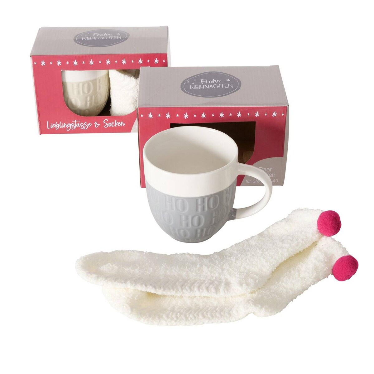 Kubek jumbo ze świątecznym motywem HOHO, 600 ml