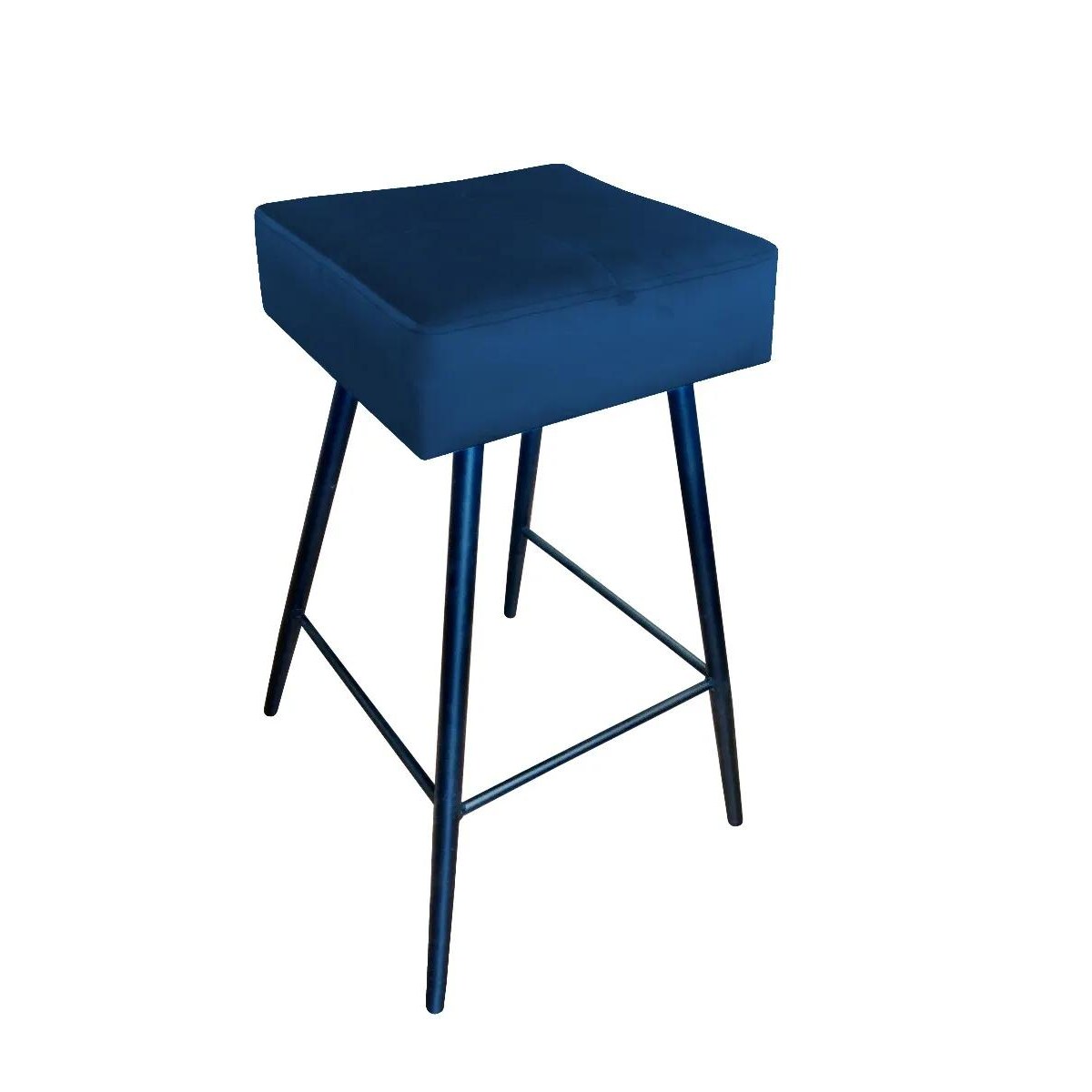 Hoker niski OLIMP VELVET granatowy