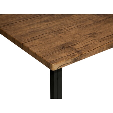 Stół do jadalni 150 x 90 cm ciemne drewno LAREDO