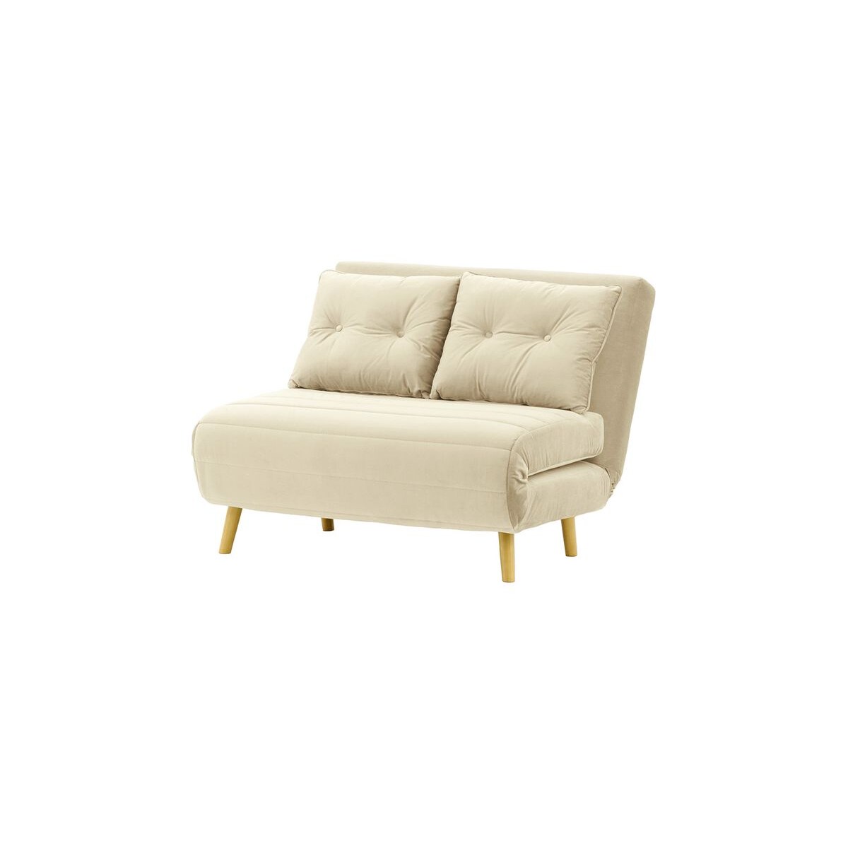 Sofa rozkładana Flic 103 cm-Velluto 2-like oak