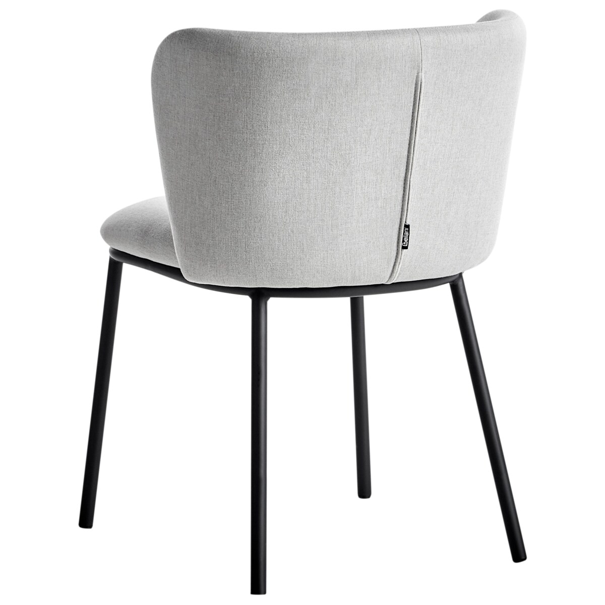 Zestaw 2 krzeseł do jadalni MINA Jasnoszary