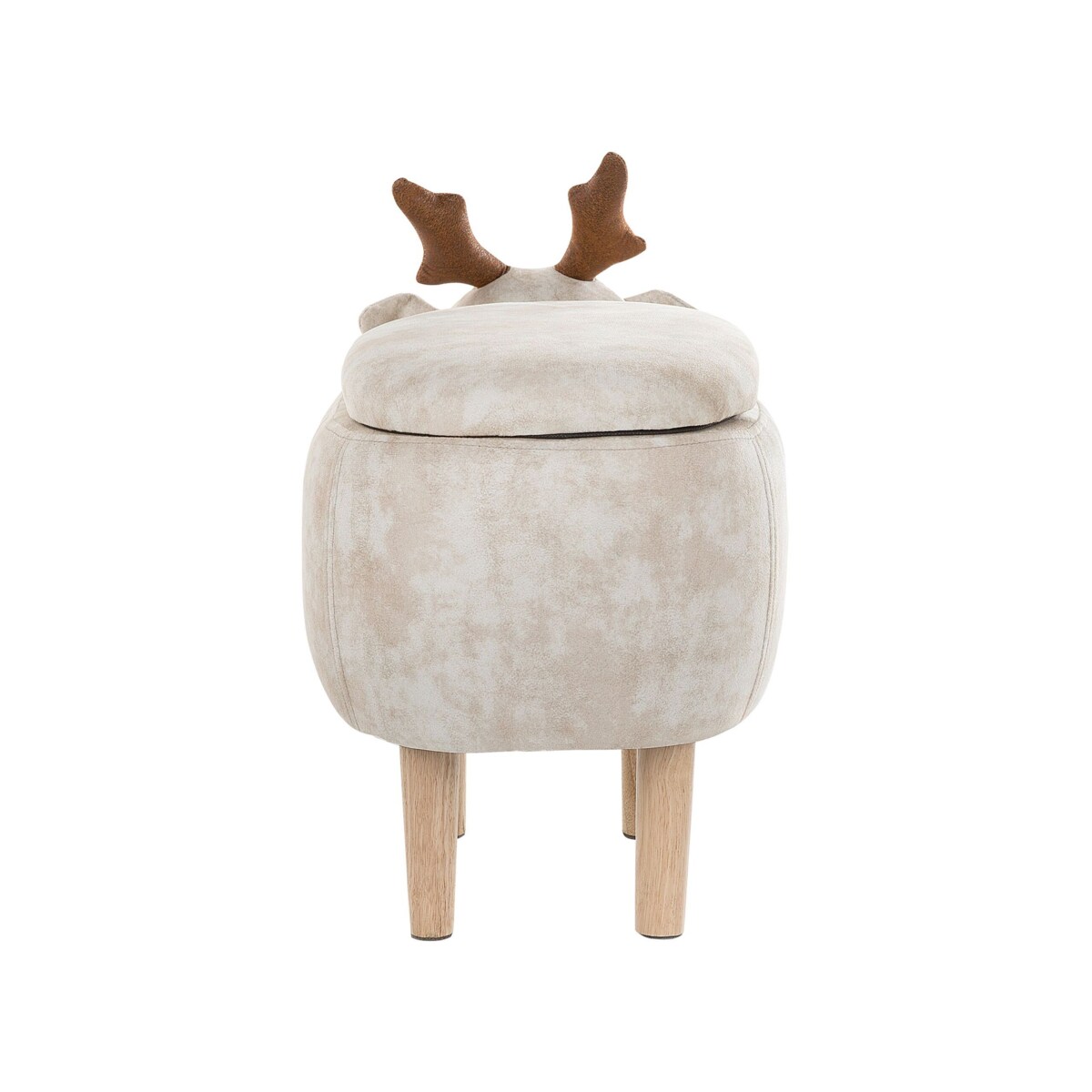 Pufa zwierzak ze schowkiem beżowa REINDEER