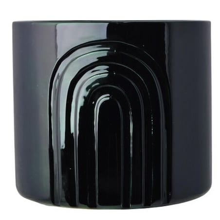 Doniczka kamionkowa 20,5x20,5x18 cm HUDON-2 zielona