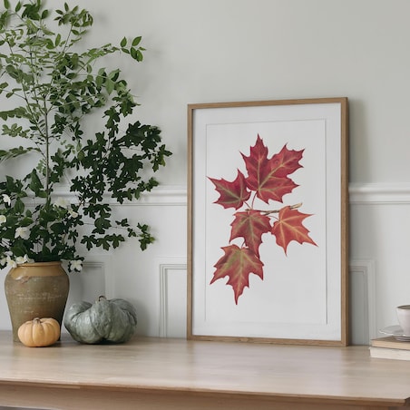 Plakat Jesienne liście #1 30x40cm