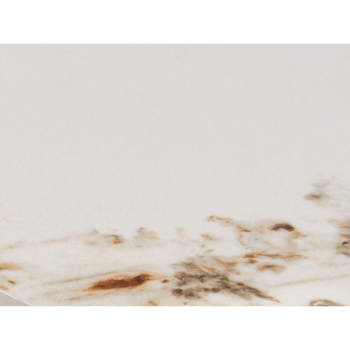 Stolik pomocniczy efekt marmuru biało-czarny IVINS