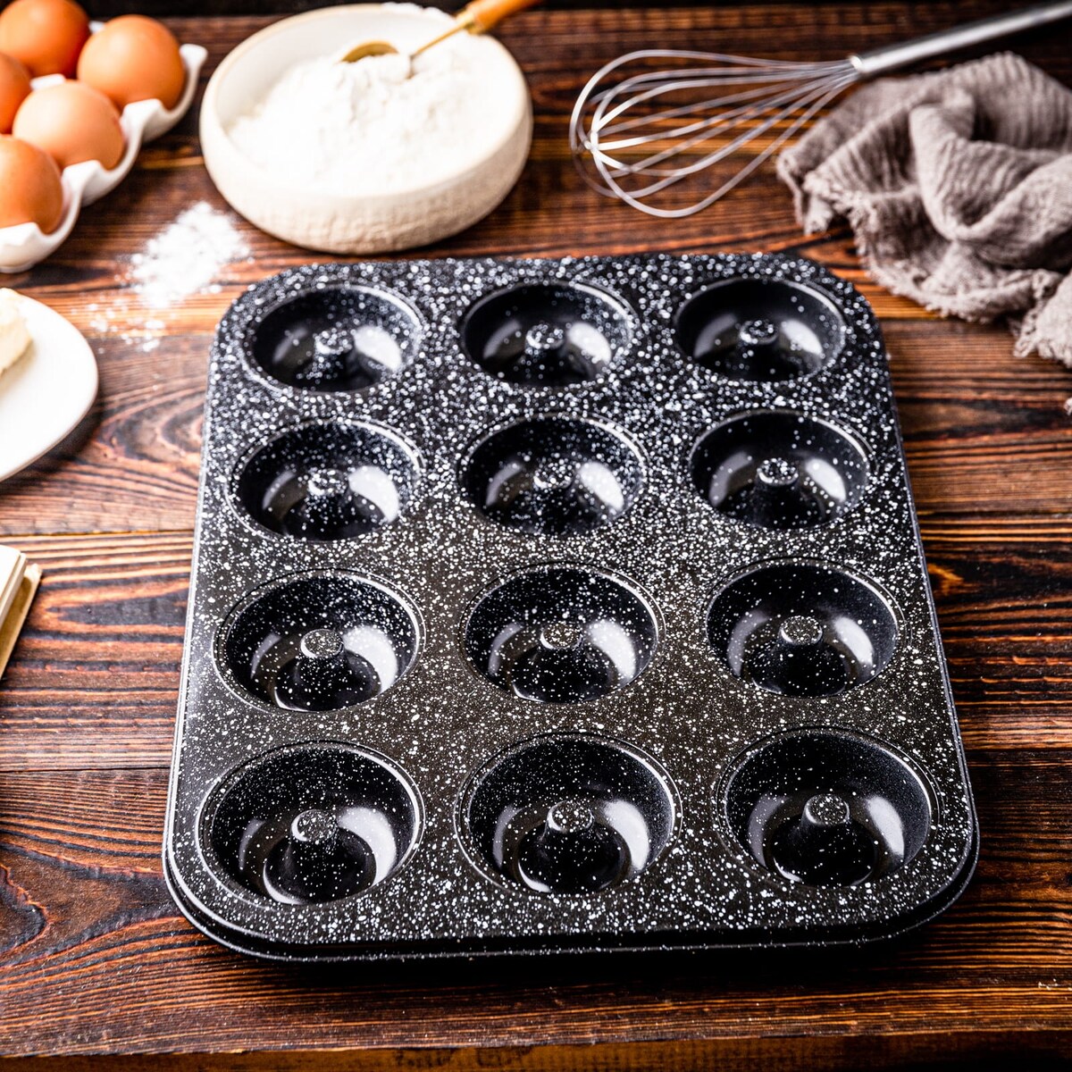 Forma do pieczenia 12 muffinów babeczek z powłoką nieprzywieralną KLAUSBERG