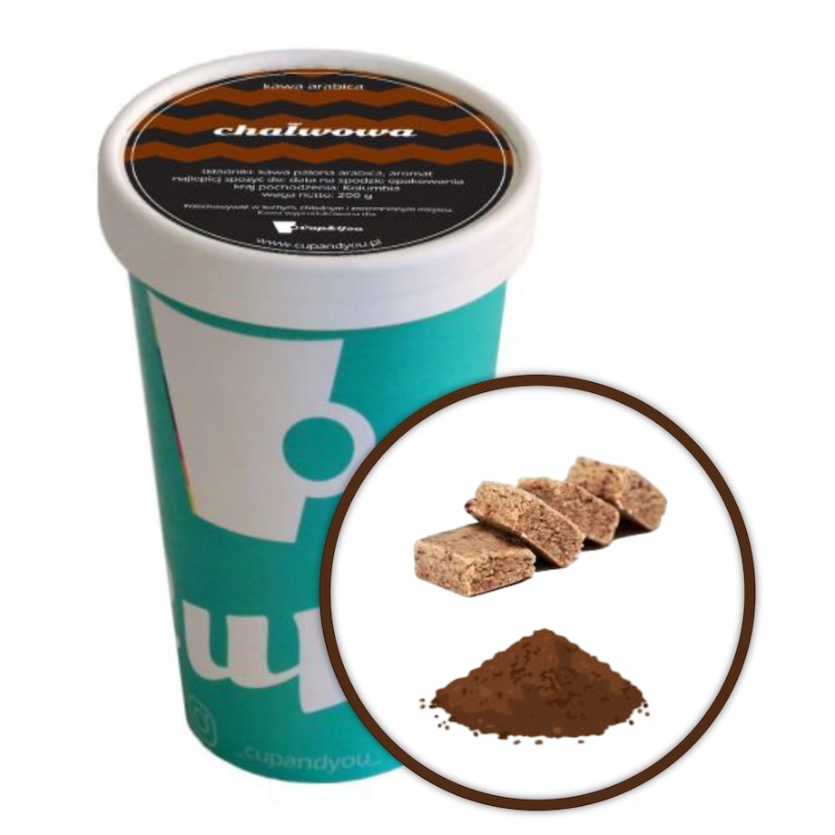 Kawa aromatyzowana o smaku CHAŁWOWYM mielona ARABICA PREMIUM Cup&You 200g - kawa smakowa deserowa