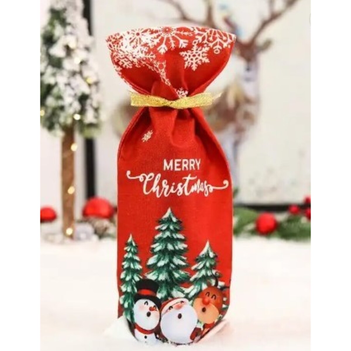 Pokrowiec Ozdoba Na Butelkę Skrzat Krasnal Ubranko