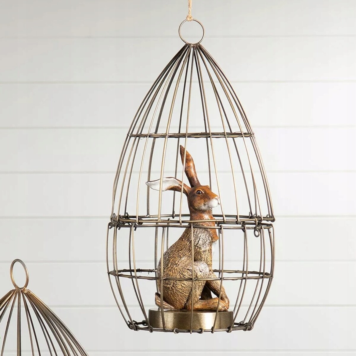 ZAJĄC WIELKANOCNY FIGURKA 2 szt. ZAJĄCZEK WIELKANOCNA KRÓLIK NA WIELKANOC