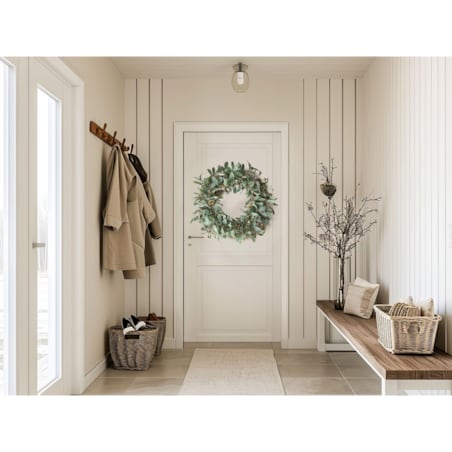 Wieniec dekoracyjny 65 cm zielony DANRUN