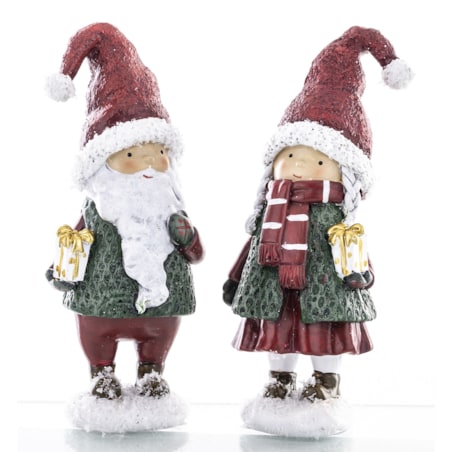 Figurki - dzieci w zimowych ubrankach 14,5x6,5x5 cm NANI