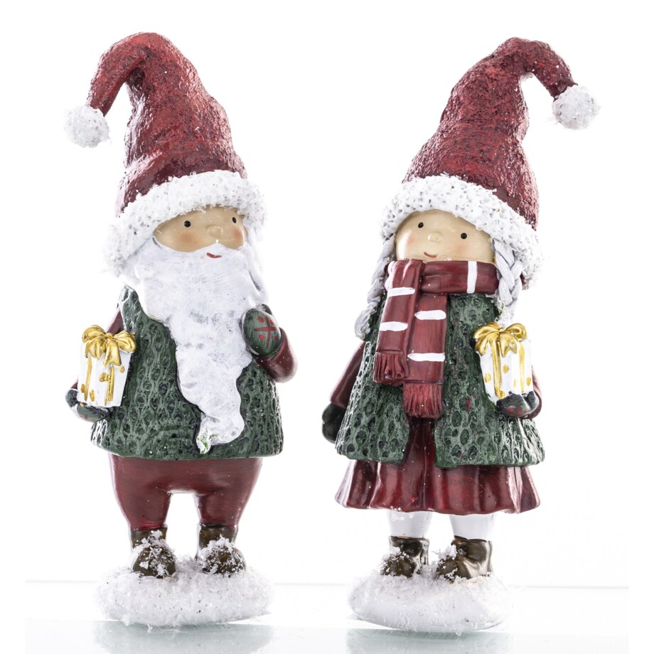 Figurki - dzieci w zimowych ubrankach 14,5x6,5x5 cm NANI