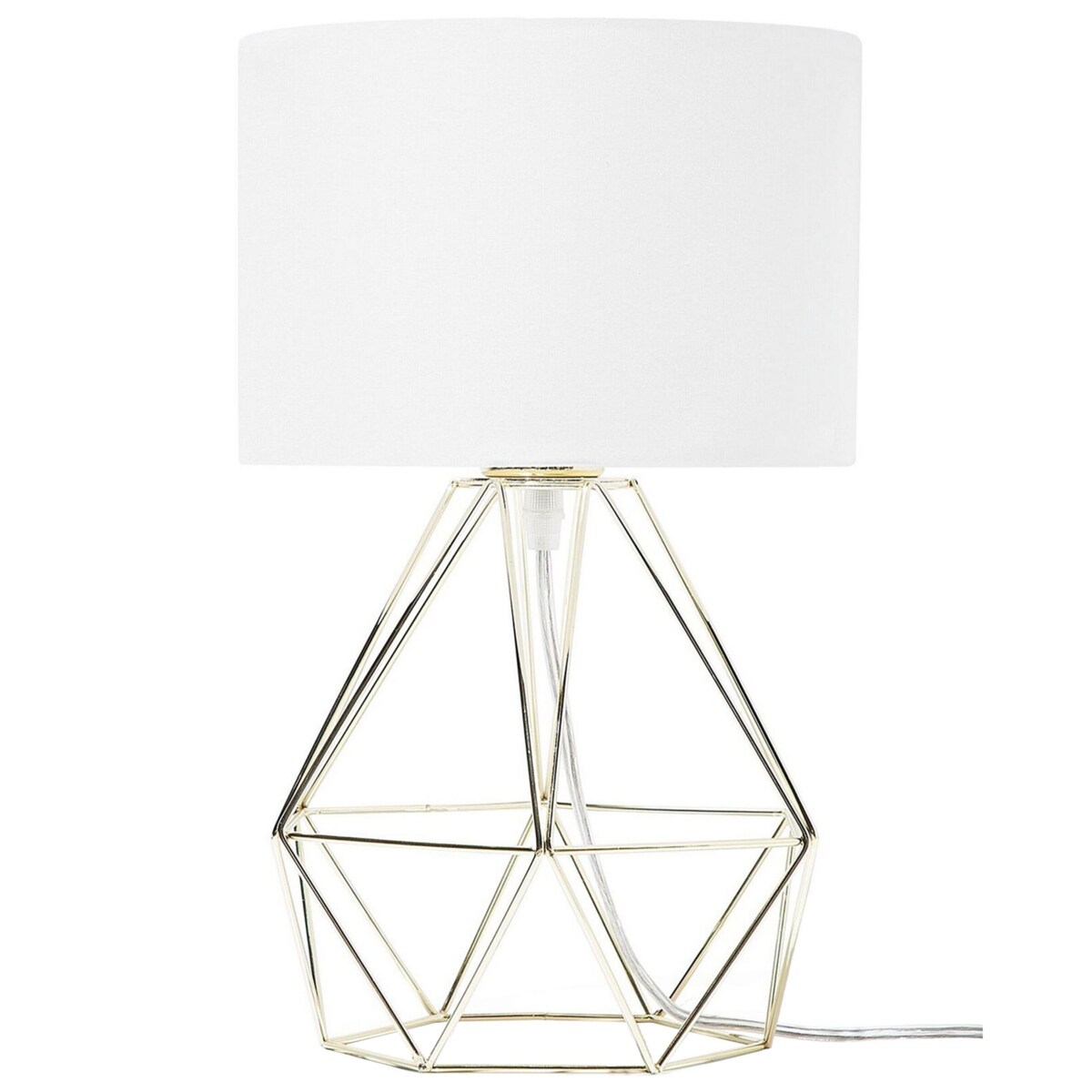 Lampka nocna metalowa złota MARONI