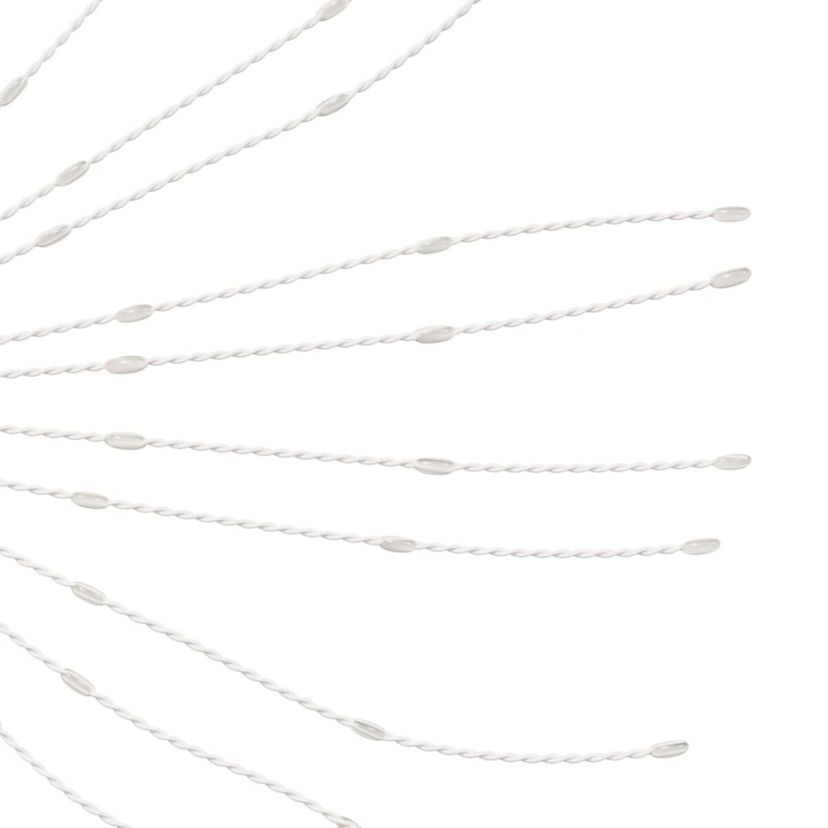 vidaXL Ozdoby świąteczne, 140 lampek LED, 2 szt., zimna biel, 17 cm