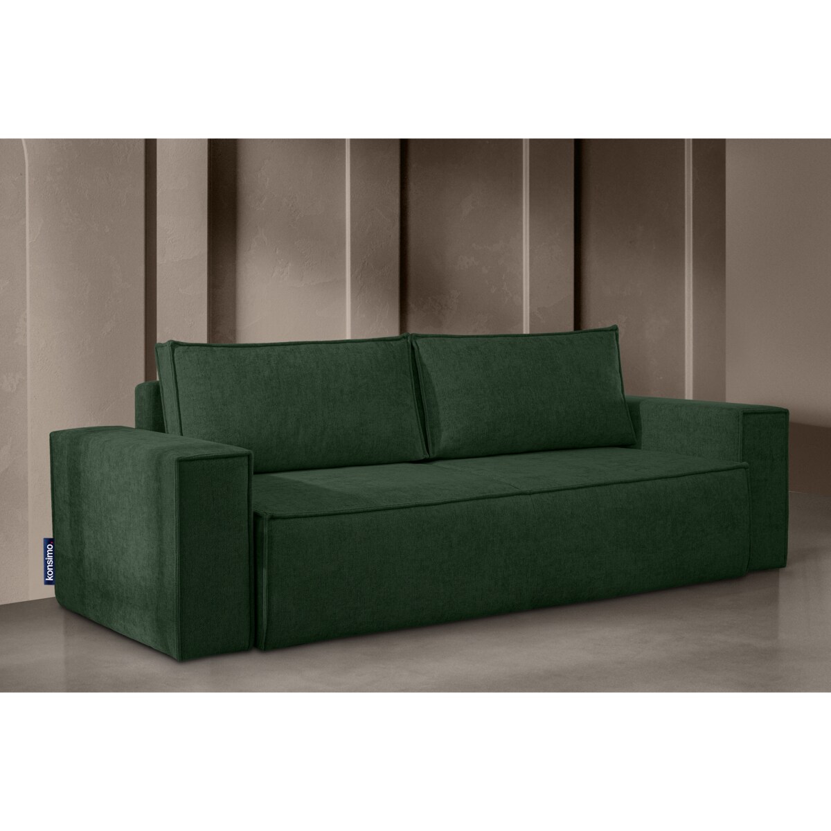 KONSIMO NAPI II Sofa 3-osobowa, kolor Zielony