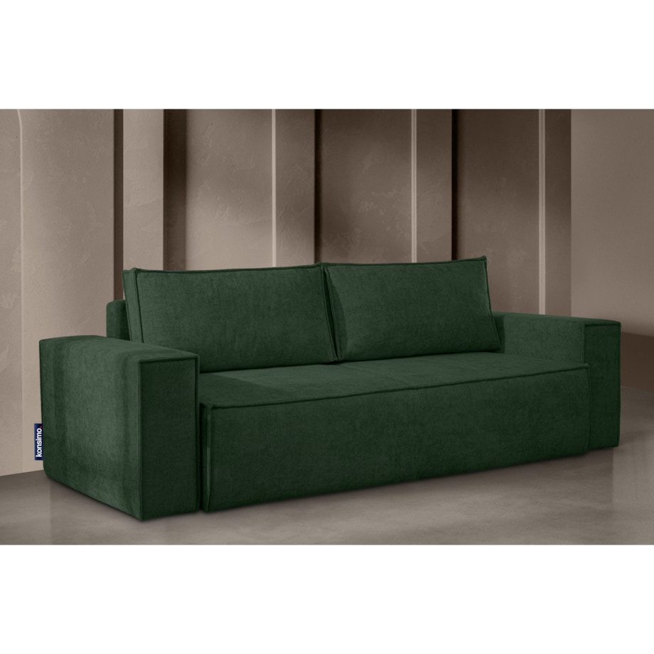 KONSIMO NAPI II Sofa 3-osobowa, kolor Zielony