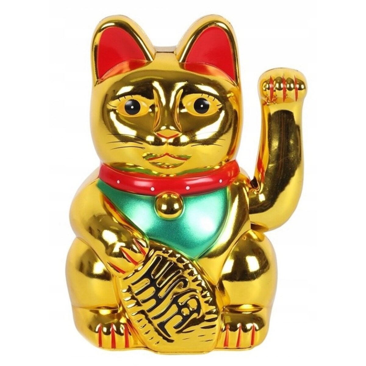 JAPOŃSKI KOT CHIŃSKI SZCZĘŚCIA bogactwo FIGURKA KOTA RUCHOMA ŁAPKA 15cm