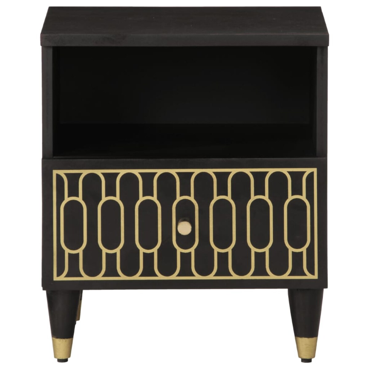 vidaXL Szafki nocne, 2 szt., 40x33x46 cm, lite drewno mango