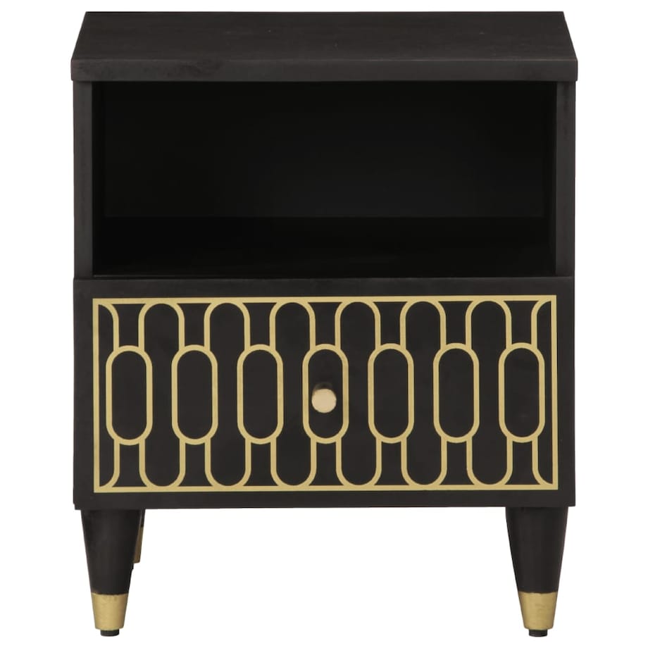 vidaXL Szafki nocne, 2 szt., 40x33x46 cm, lite drewno mango