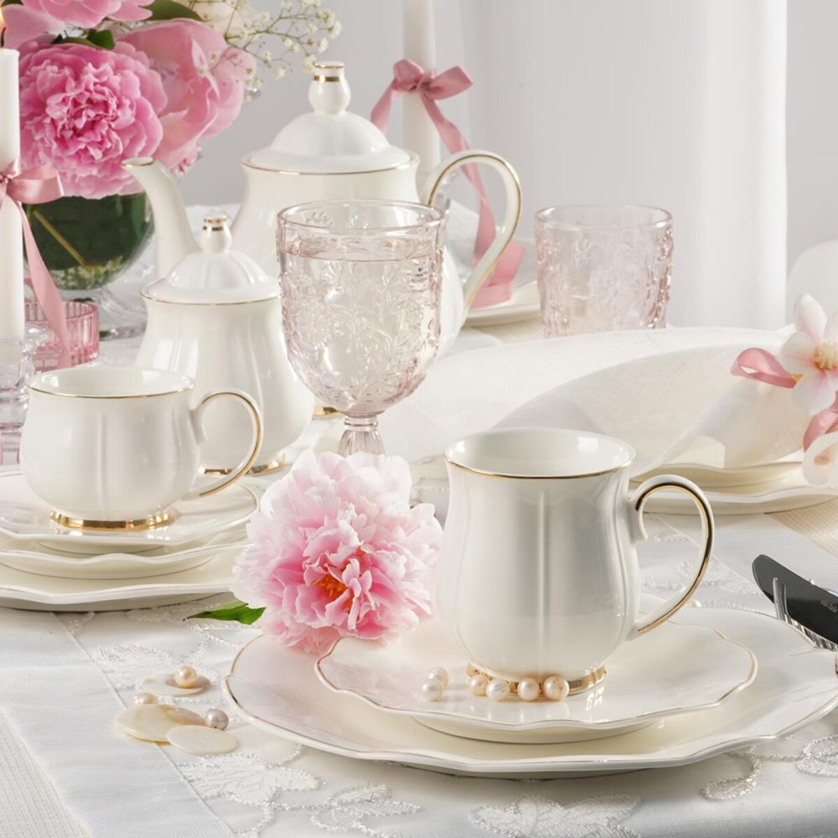 VILLA ITALIA Kubek porcelanowy 350 ml SANDRINE