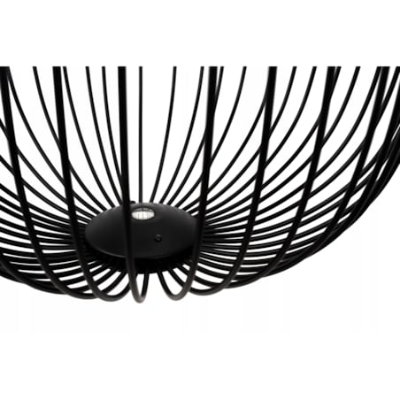 Lampa Wisząca Loft Industrial Czarna Metalowa Led