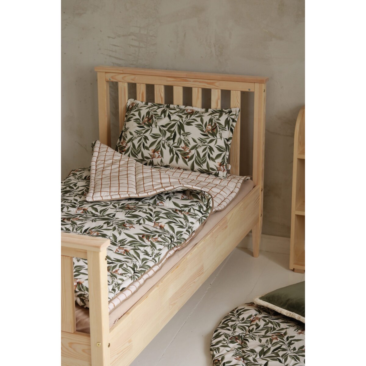 Śpiwór z poduszką woodland