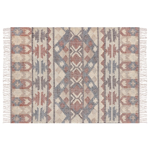 Dywan z juty 160 x 230 cm wielokolorowy KALFA