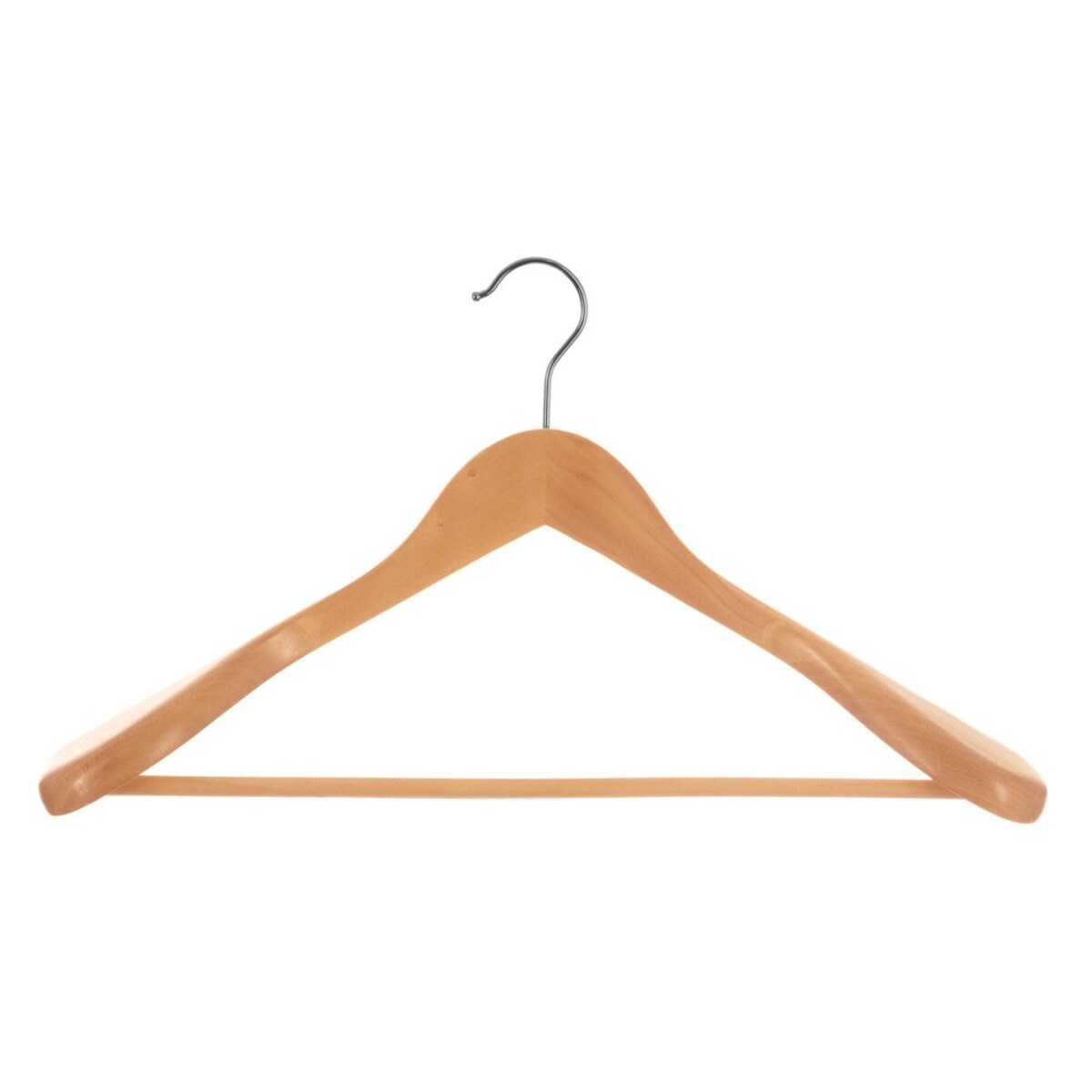 Drewniany wieszak na płaszcze i ubrania, 1 sztuka