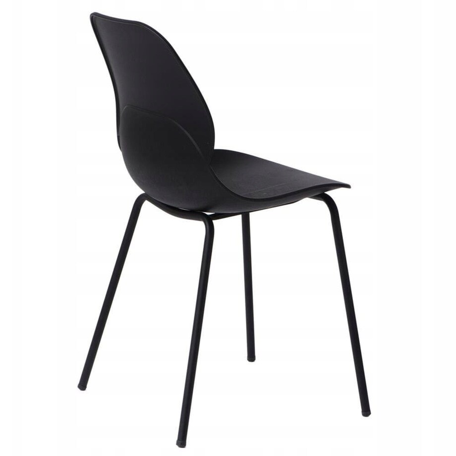 Krzesło ARIA KH010100935 z metalową podstawą czarne