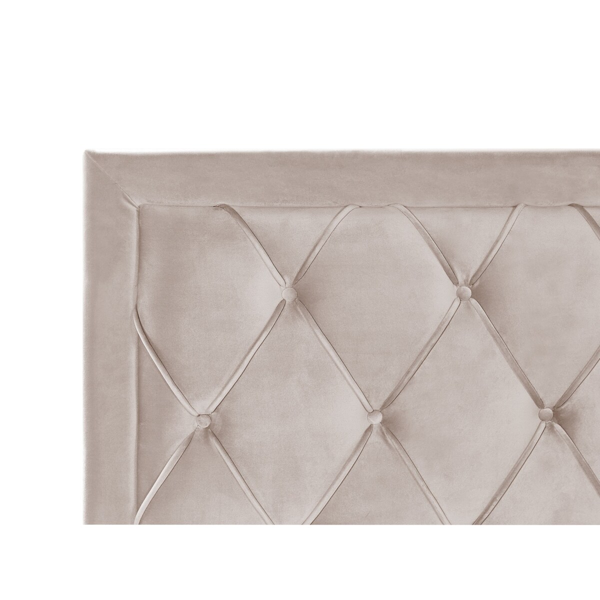 Łóżko z szufladami welurowe 160 x 200 cm beżowe LIEVIN