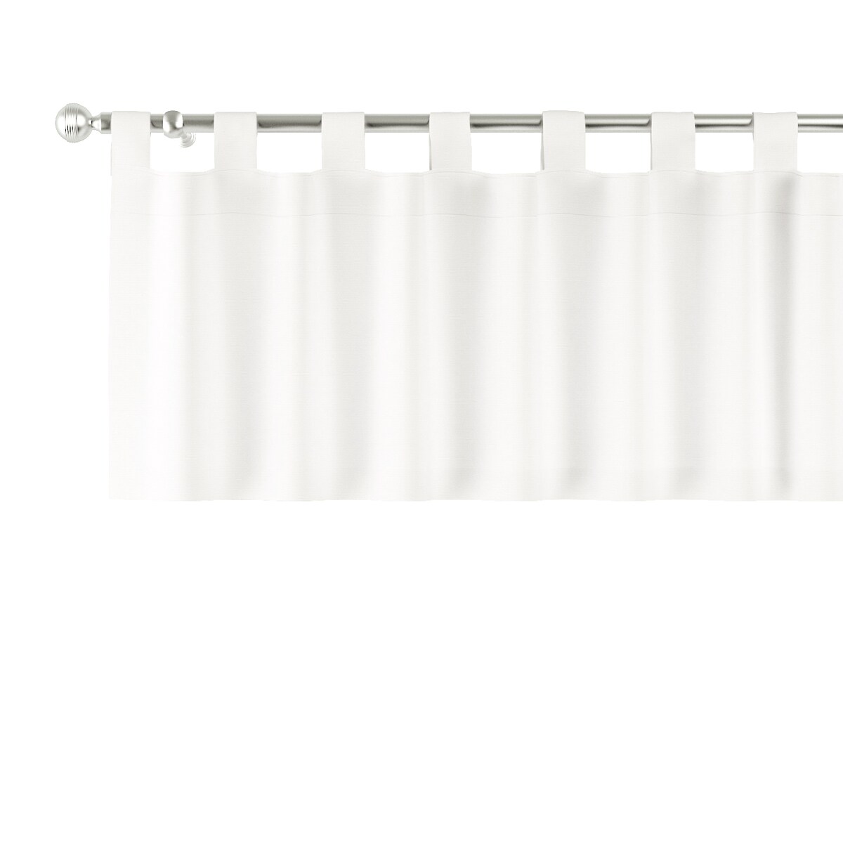 Lambrekin na szelkach 130x40 biały