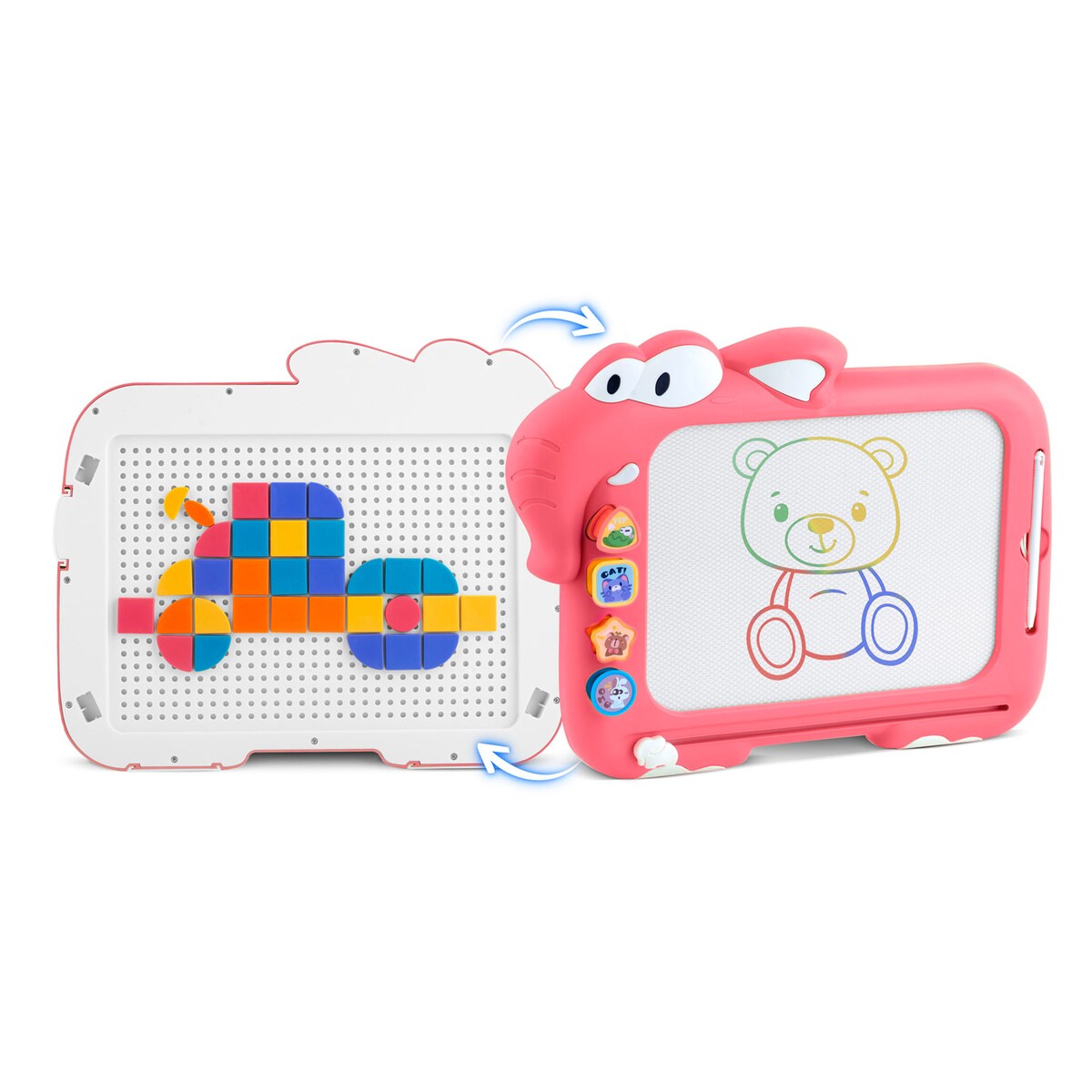 Znikopis tablica magnetyczna Ricokids RK-823 układanka stolik dla dzieci tangram 782301