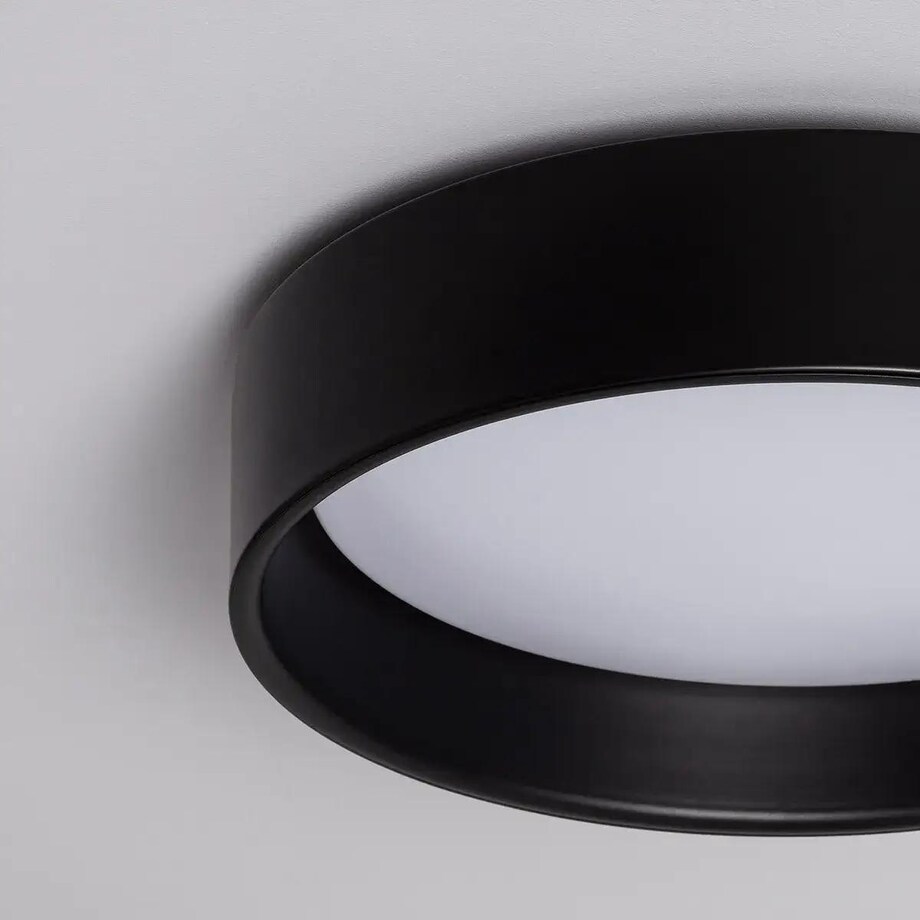 Sypialniany plafon Nero ABR-PLON-15W-CCT Abruzzo LED 2700-6500K czarny