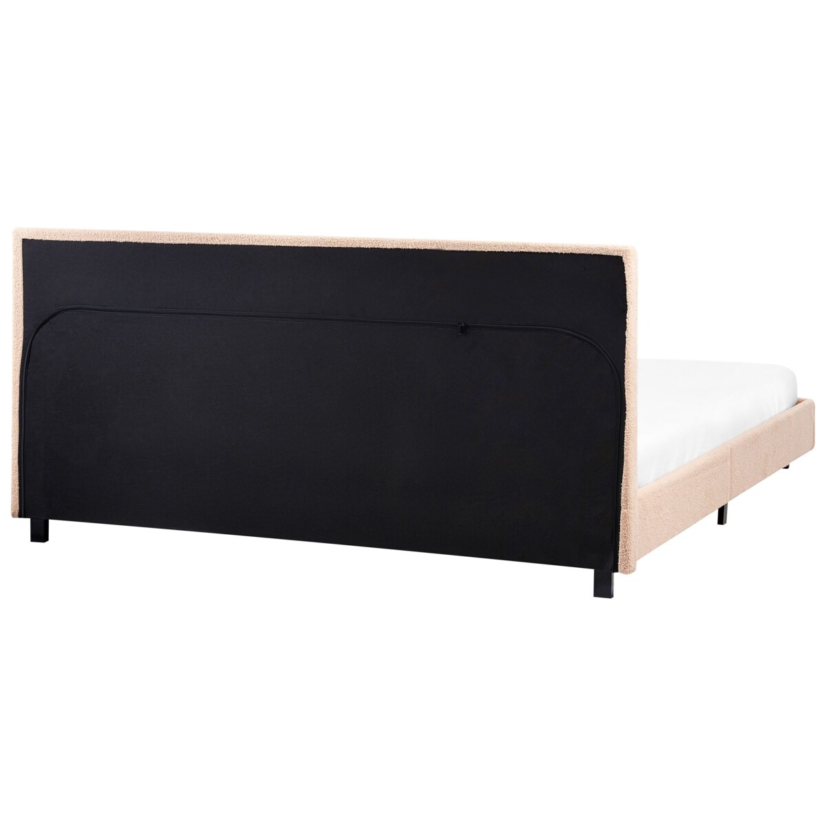 Łóżko Boucle ALBI 180 x 200 cm Beżowy