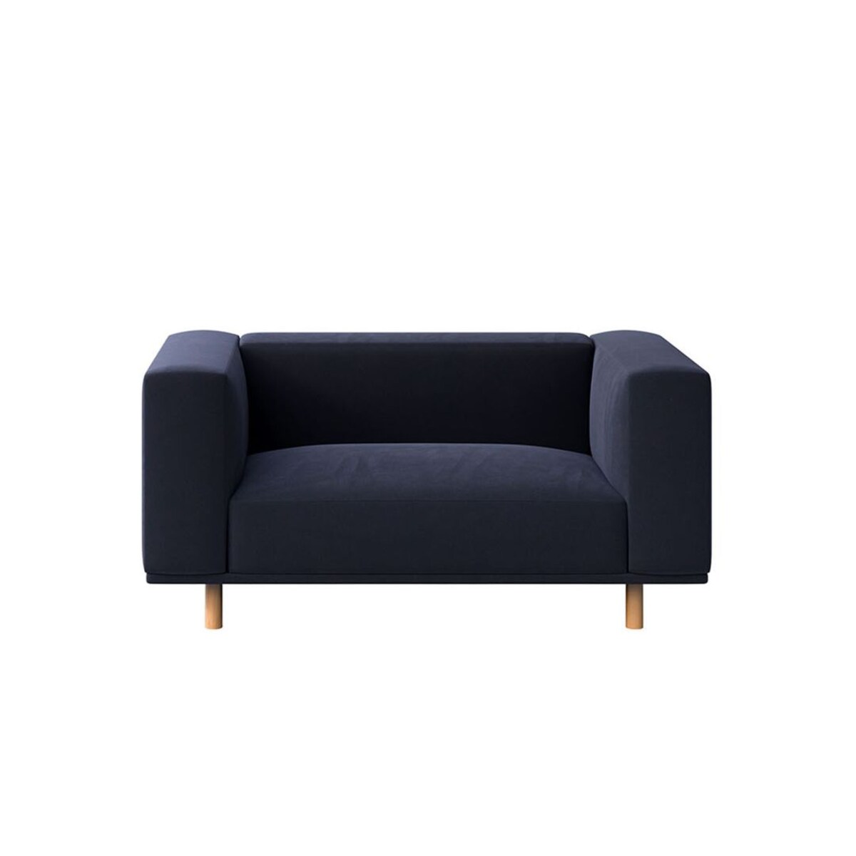 Kukumo sofa 2 osobowa Granatowa