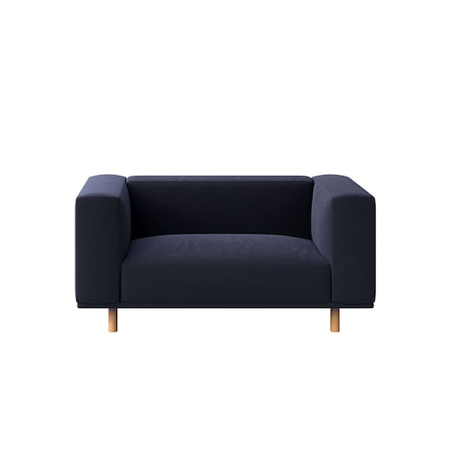 Kukumo sofa 2 osobowa Granatowa