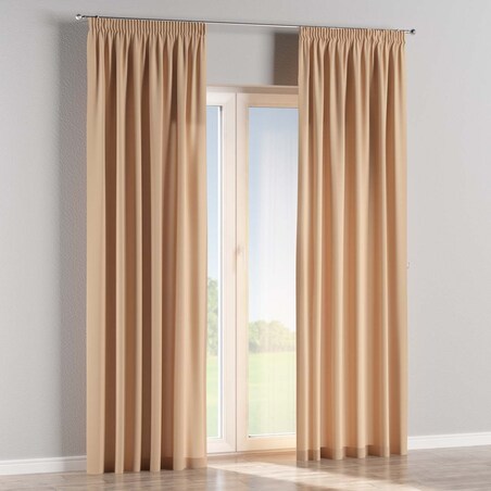 Zasłona na taśmie marszczącej 1 szt. 130x260 caffe latte (beżowy)