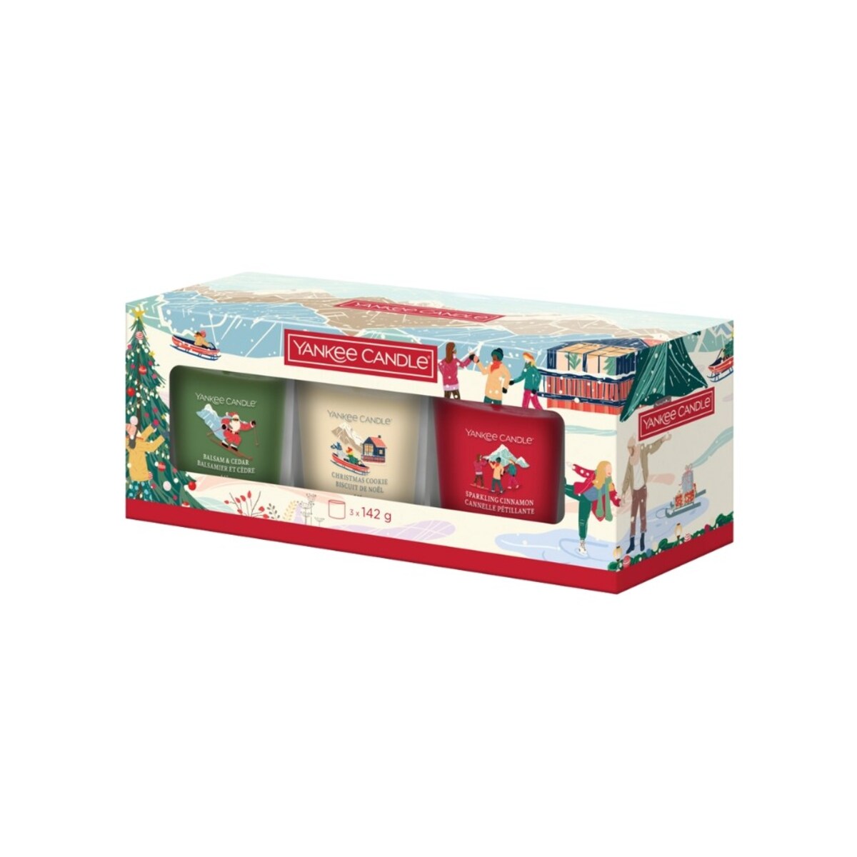 Yankee Candle zestaw prezentowy 3 ŚWIECE