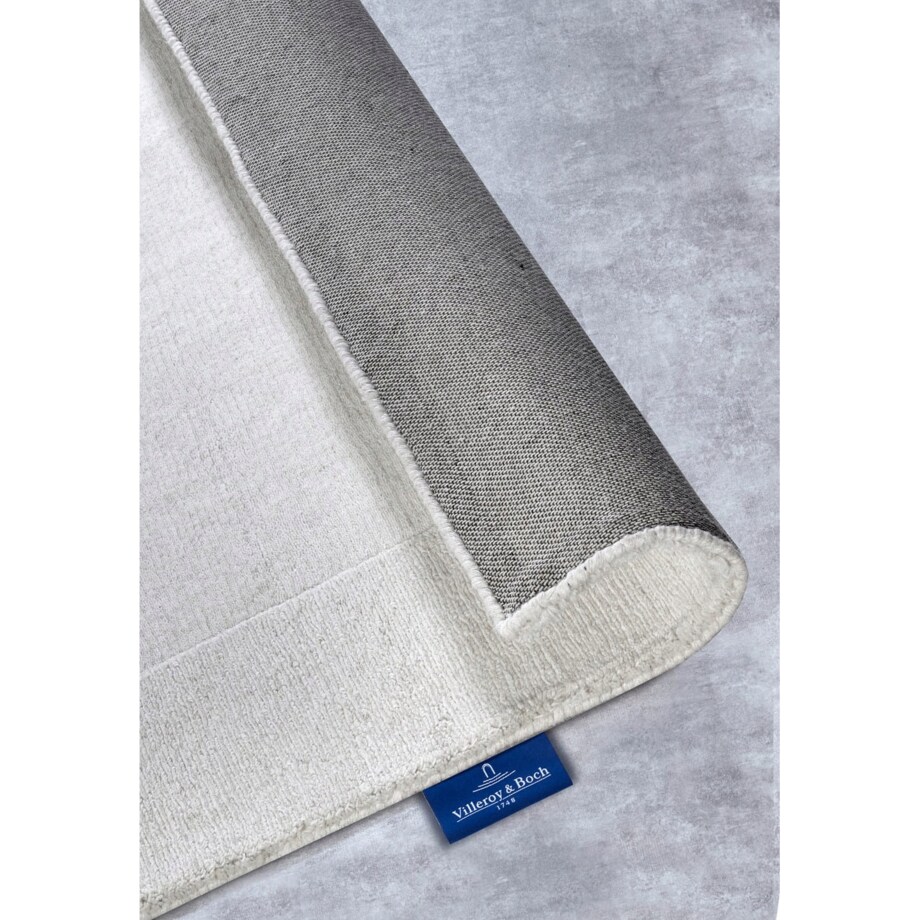 Chodnik wełniany do korytarza 80x250cm, kremowy nowoczesny wzór 3D