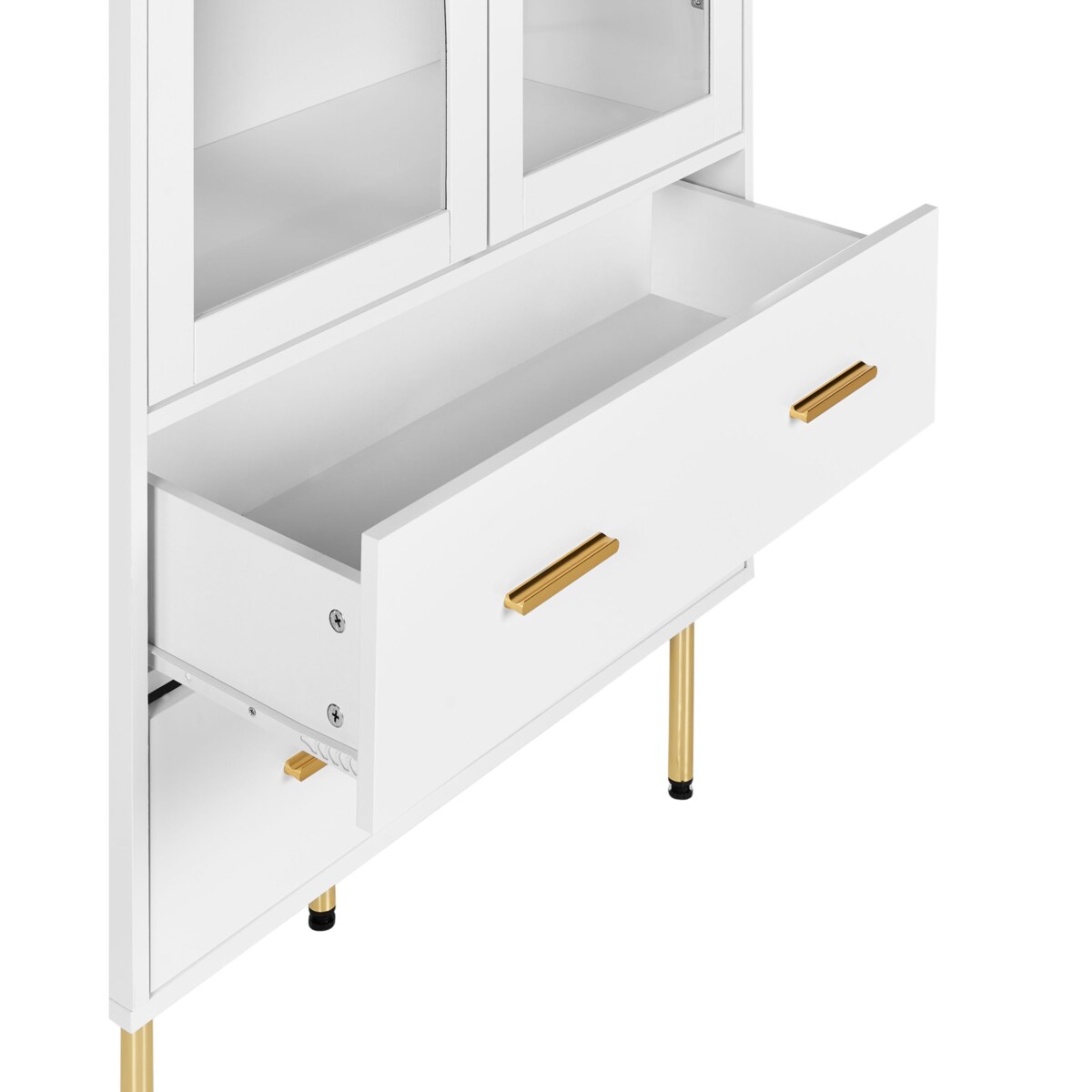 Witryna MILORA 80 cm Biały