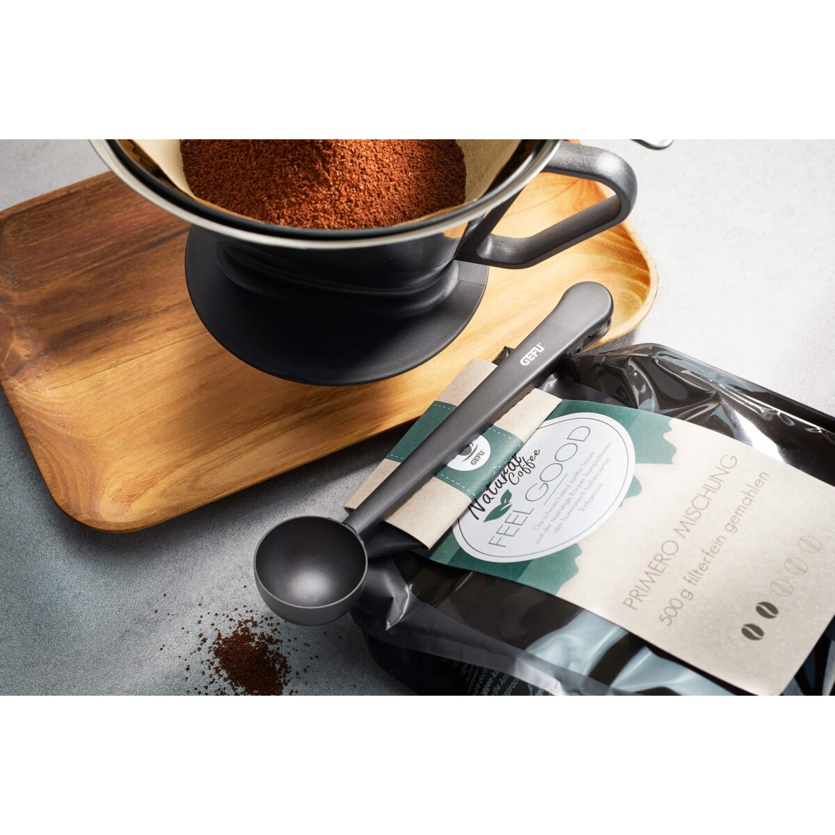 Miarka do kawy z klipsem CLIPPO